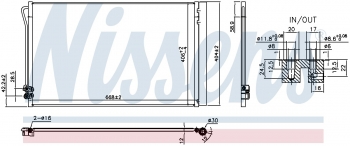 A/C Condenser and Receiver Drier Assembly