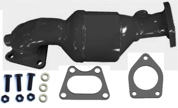 Catalytic Converter with Integrated Exhaust Manifold