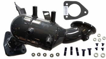 Catalytic Converter with Integrated Exhaust Manifold