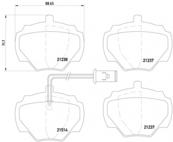 Disc Brake Pad Set