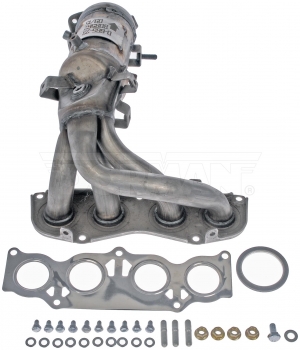 Catalytic Converter with Integrated Exhaust Manifold