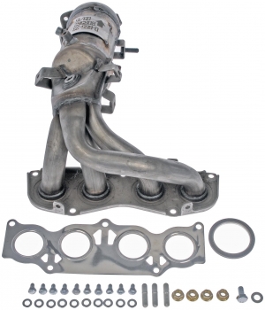 Catalytic Converter with Integrated Exhaust Manifold
