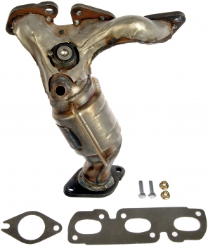 Catalytic Converter with Integrated Exhaust Manifold