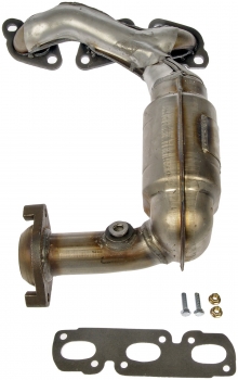 Catalytic Converter with Integrated Exhaust Manifold
