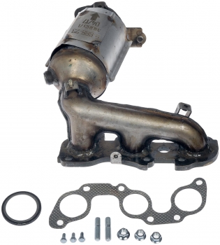 Catalytic Converter with Integrated Exhaust Manifold