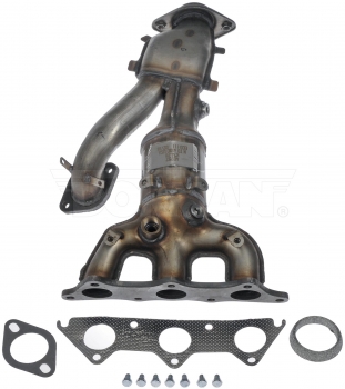 Catalytic Converter with Integrated Exhaust Manifold