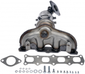 Catalytic Converter with Integrated Exhaust Manifold