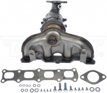 Catalytic Converter with Integrated Exhaust Manifold