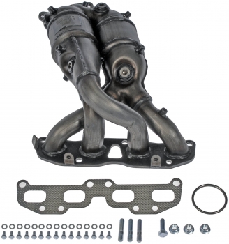 Catalytic Converter with Integrated Exhaust Manifold