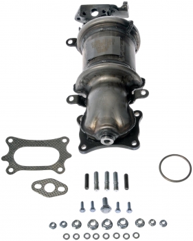 Catalytic Converter with Integrated Exhaust Manifold