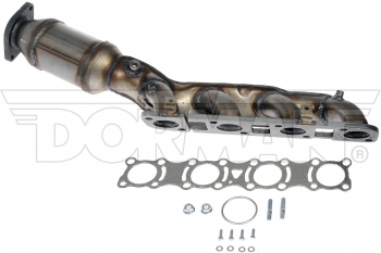 Catalytic Converter with Integrated Exhaust Manifold