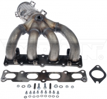 Catalytic Converter with Integrated Exhaust Manifold