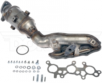 Catalytic Converter with Integrated Exhaust Manifold