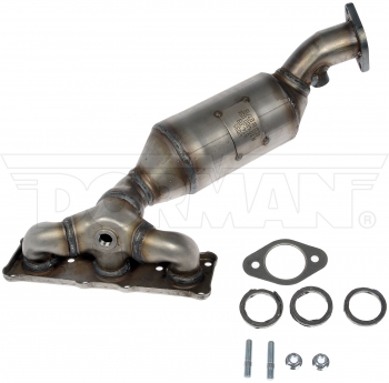 Catalytic Converter with Integrated Exhaust Manifold