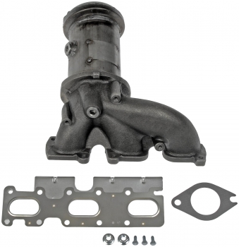 Catalytic Converter with Integrated Exhaust Manifold