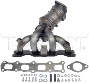 Catalytic Converter with Integrated Exhaust Manifold