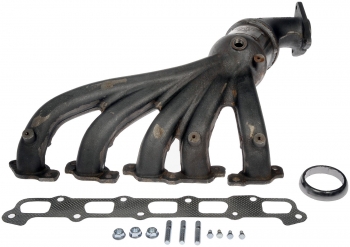 Catalytic Converter with Integrated Exhaust Manifold