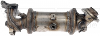 Catalytic Converter with Integrated Exhaust Manifold
