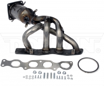 Catalytic Converter with Integrated Exhaust Manifold