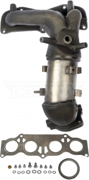 Catalytic Converter with Integrated Exhaust Manifold