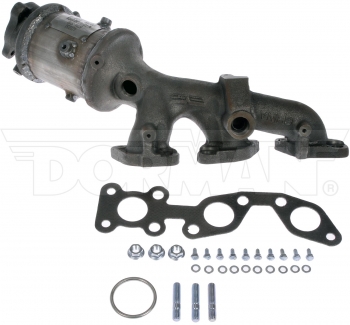 Catalytic Converter with Integrated Exhaust Manifold