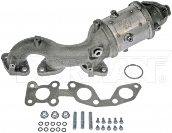 Catalytic Converter with Integrated Exhaust Manifold