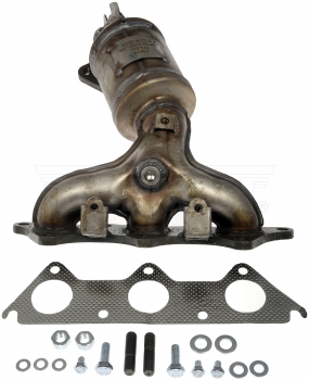 Catalytic Converter with Integrated Exhaust Manifold