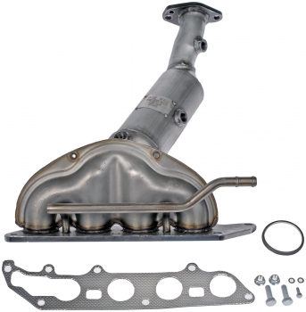 Catalytic Converter with Integrated Exhaust Manifold