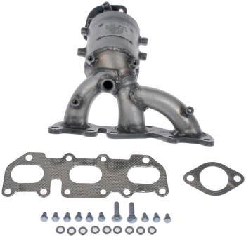 Catalytic Converter with Integrated Exhaust Manifold