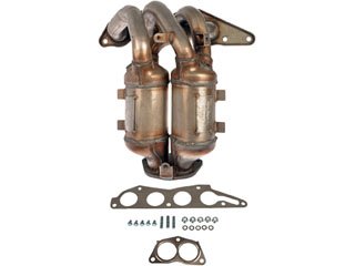 Catalytic Converter with Integrated Exhaust Manifold