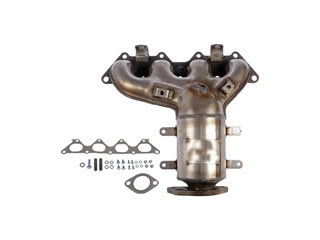 Catalytic Converter with Integrated Exhaust Manifold
