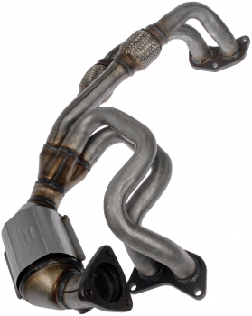 Catalytic Converter with Integrated Exhaust Manifold
