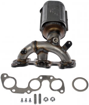 Catalytic Converter with Integrated Exhaust Manifold