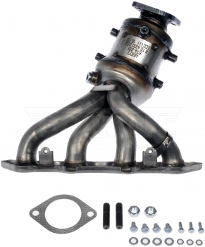 Catalytic Converter with Integrated Exhaust Manifold