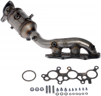 Catalytic Converter with Integrated Exhaust Manifold