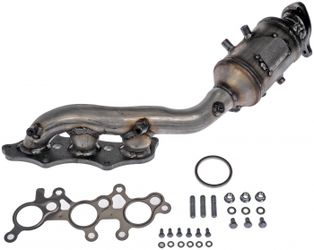 Catalytic Converter with Integrated Exhaust Manifold
