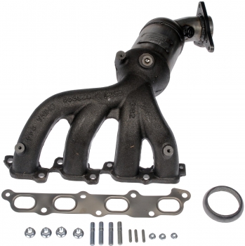 Catalytic Converter with Integrated Exhaust Manifold