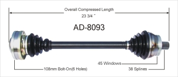 CV Axle Shaft