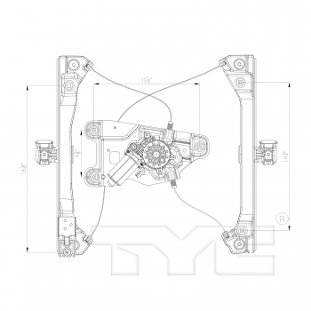 Window Motor and Regulator Assembly