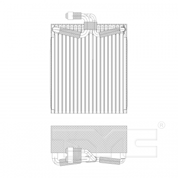 A/C Evaporator Core