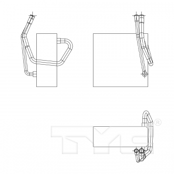 A/C Evaporator Core