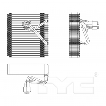 A/C Evaporator Core