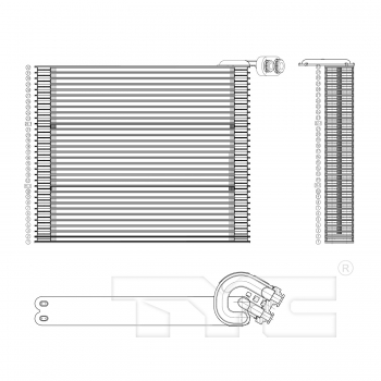 A/C Evaporator Core