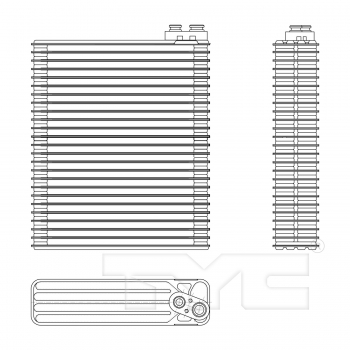 A/C Evaporator Core