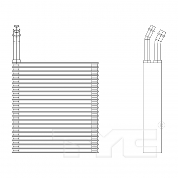 A/C Evaporator Core