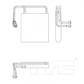 A/C Evaporator Core