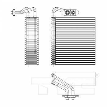 A/C Evaporator Core