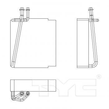 A/C Evaporator Core