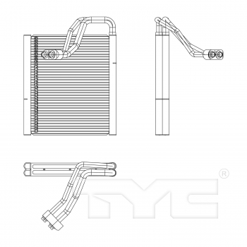 A/C Evaporator Core