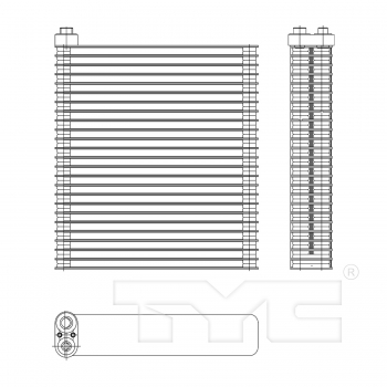 A/C Evaporator Core